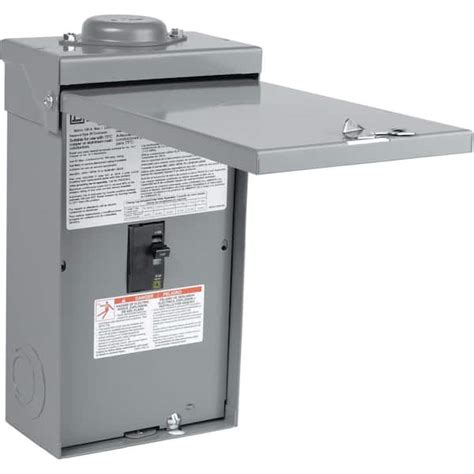 electrical service entrance box|outside 100 amp breaker box.